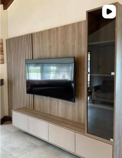Mueble integrado de televisión